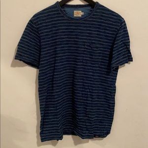 Faherty Indigo Print Tee Shirt